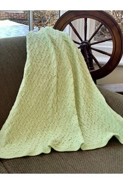 Flutterby Dreams Baby Blanket – Charming Plymouth Pattern Design.