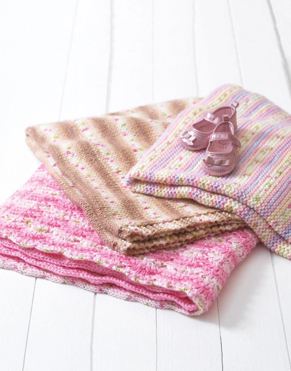 Cozy Hayfield Baby Blankets - 3 Soft Knit Wonders for Your Little One!